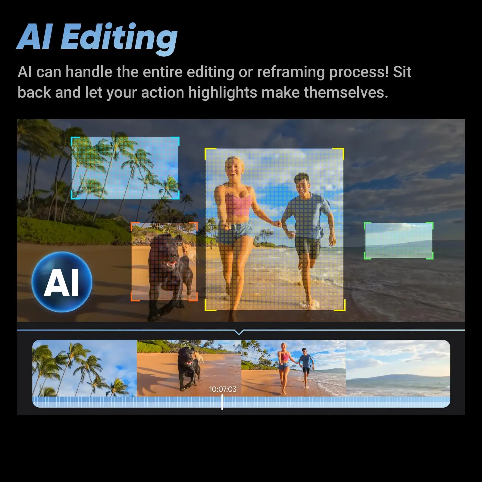 8K 360° action camera, 4K wide-angle video, 135 minutes battery life, AI editing, suitable for sports, travel Insta360 X4 3