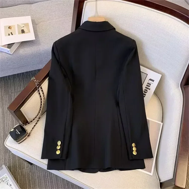 Description Picture 4 of itemWomen Coat 2025 Spring Autumn New Korean Fashion Slim Fit Temperament Blazer Coats Casual High-end Loose Women's Blazers