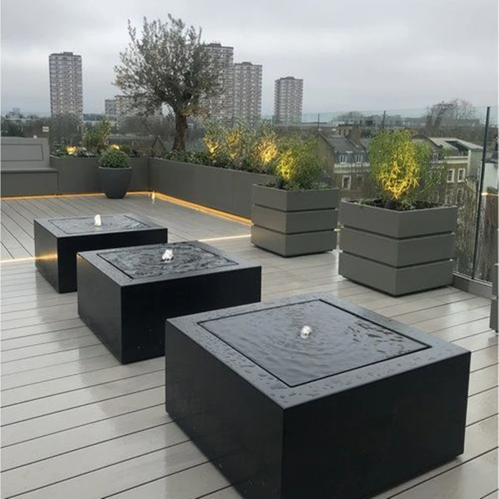 

Садовый открытый металлический водный Ландшафтный фонтан corten из стали