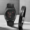 TOMI 2024 New 2PCS Men's Watch Bracelet Gift Set Luxury Business Versatile Calendar Men's Quartz Watch and Watch Gift Reloj 4