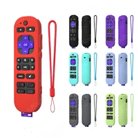 Silicone Protective Case for Roku Voice Remote Pro 2nd Edition RCB1R /RCOS1 Protection Cover for Roku Streaming Remote Control 1