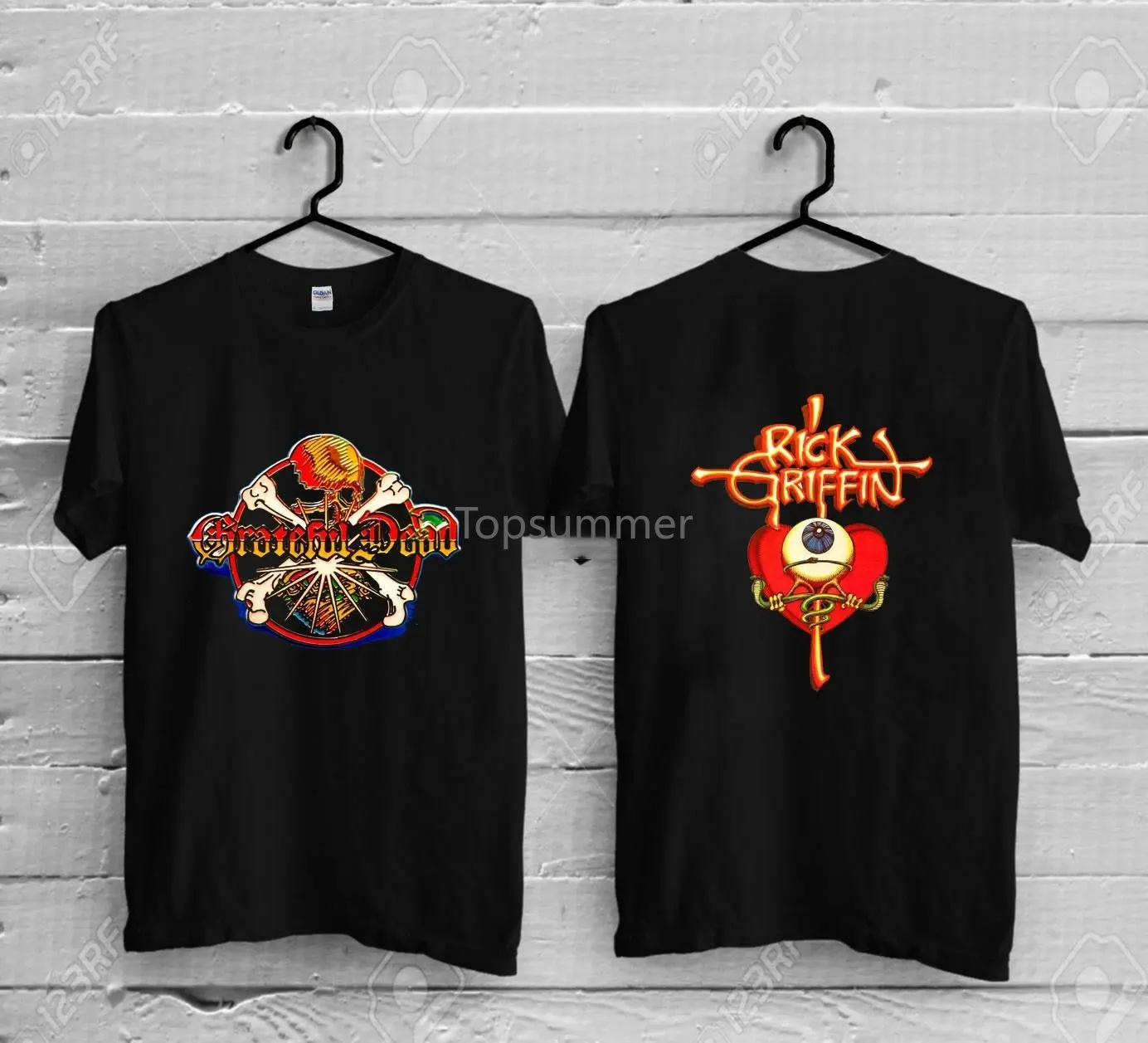 Grateful Dead I Rick Grip Vintage T-Shirt Reprint New Size S-4Xl