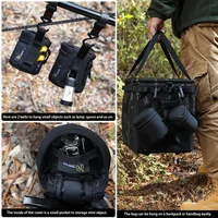 Deerest Outdoor Water Cup Storage Bag Tactical Multi-Functional Storage Bag 1000D Portable Water Cup Protection Bag for Camping 2