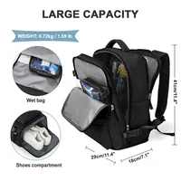 Travel Backpack 41x29x18cm Unisex Laptop Backpack - Image 2