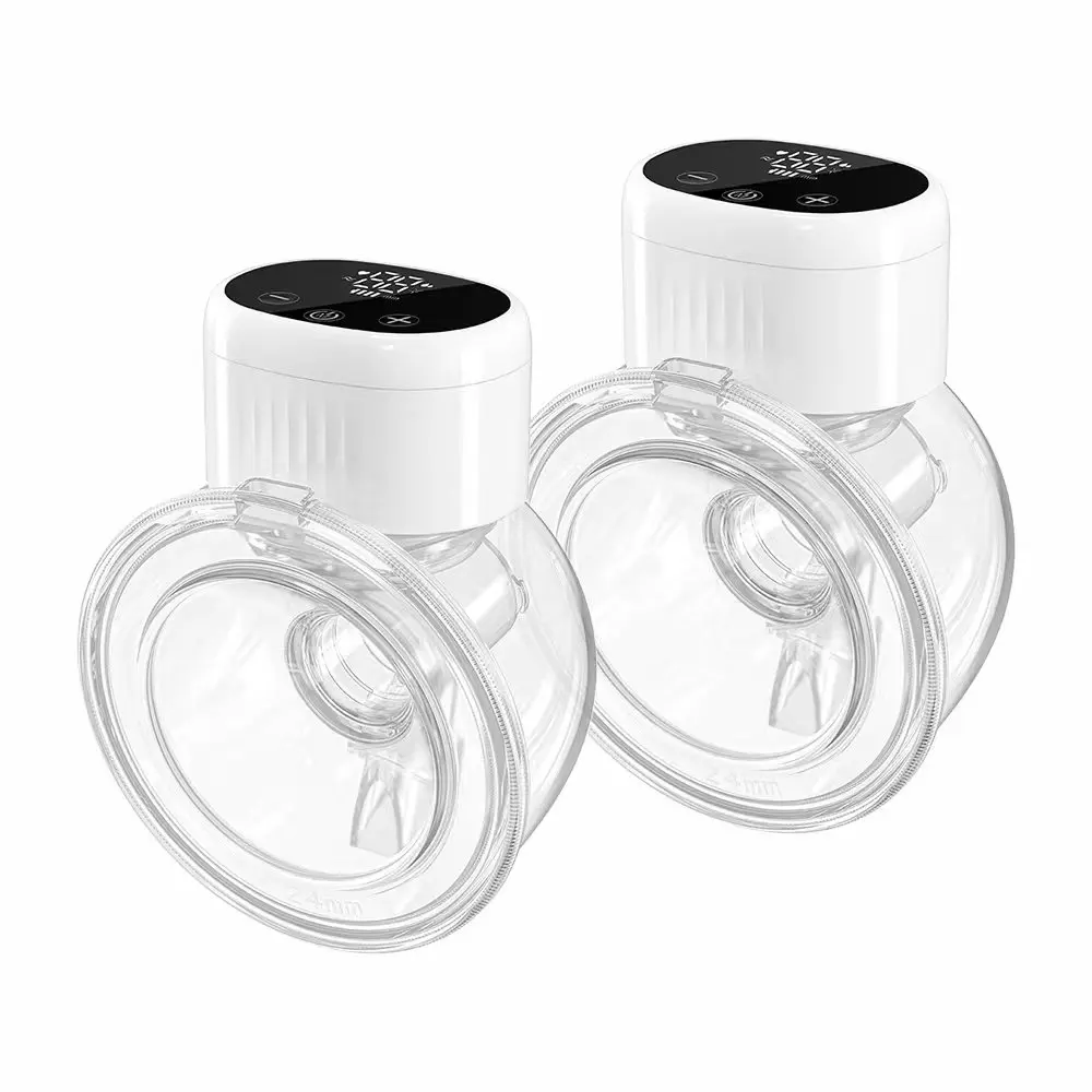 Breast Pump Wearable Milk Saver Breast Milk Catcher Wearable Breast Pump New Electric Breast Pump Hands-Free Breastfeeding Milk Collector BPA-Free