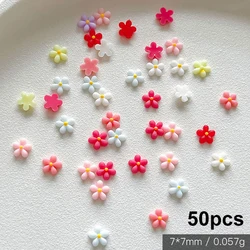 Elegant Vintage Burgundy and Champagne Rose Flower Nail Art Decorations (MP8313A05X50)