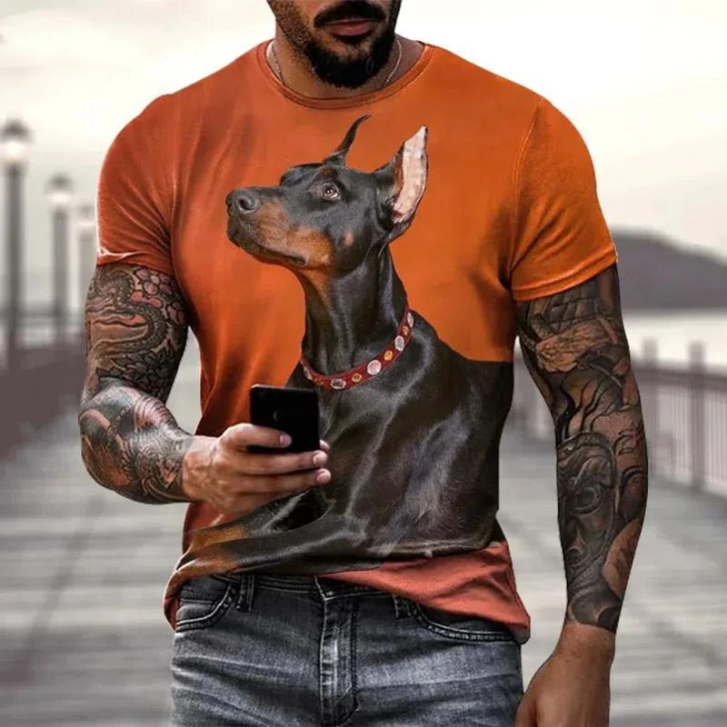 Mens Casual Short Sleeve Oversized T Shirt