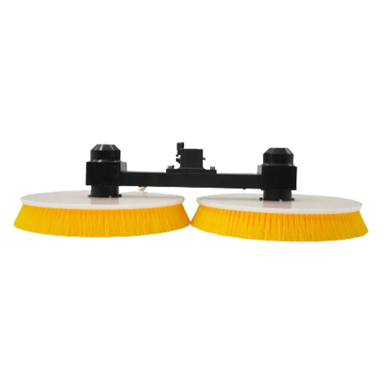 

5.5 m Double Head Yellow Dual Power Supply Solar Panel Cleaning Tool Equipment Cleaner Brush for Glass Washing