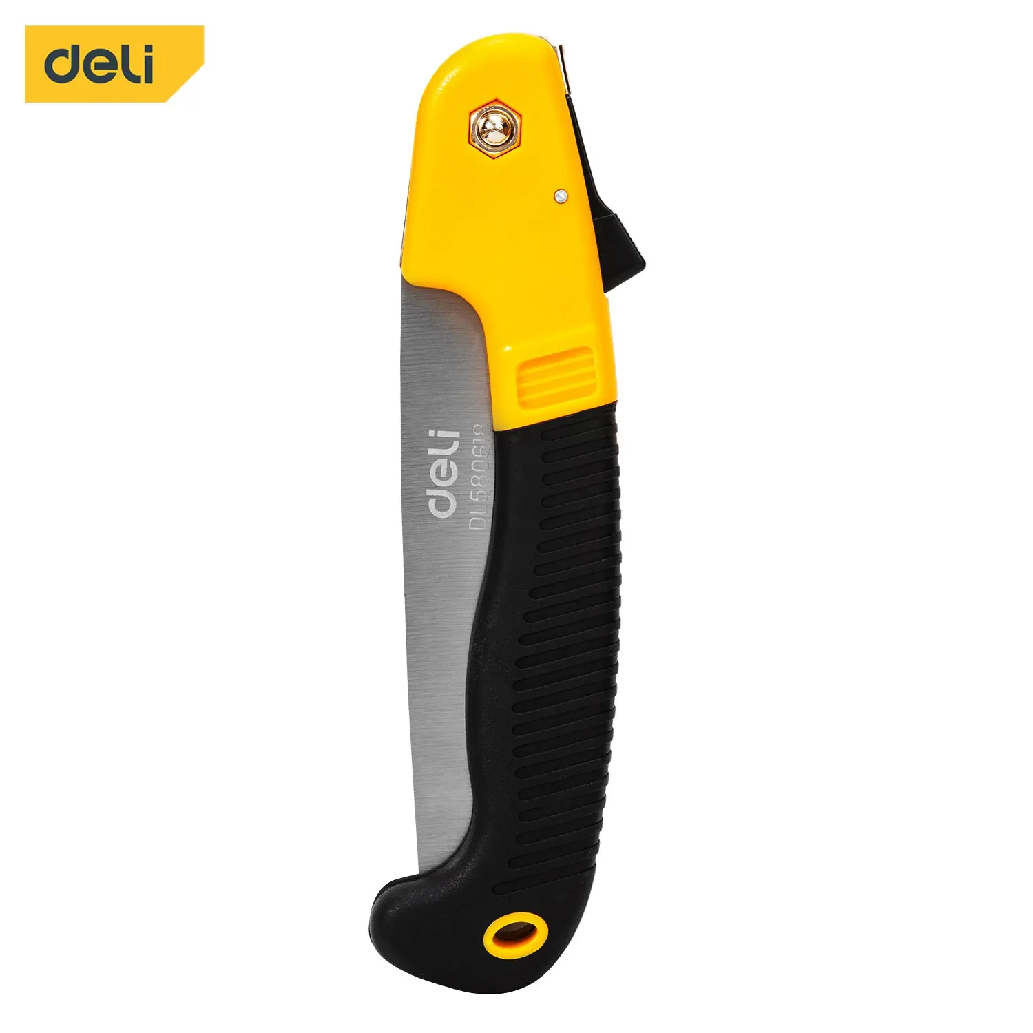 Folding Saw Deli 180mm Wood Cutting Folding Mini Saw Grafting Pruner for Trees Chopper Garden Tools for Woodworking Knife Hand Saw handheld saw