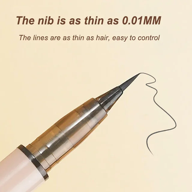 Ultra-fine Eyelash Pen Liquid Eyeliner Eyeshadow Stick Lying Silkworm Pencil Brown Grey Lasting Waterproof Cosmetic Makeup Tools