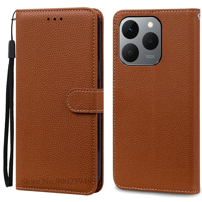 Luxurious Leather Flip Wallet Case - Protective Book Cover and Shell