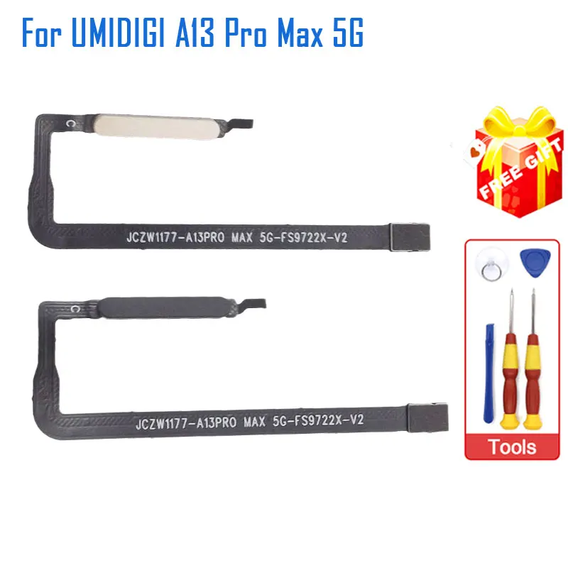 Original Umidigi A13 Pro Max Impressão Digital Botão Sensor Cabo Flex Fpc Acessórios para Umidigi A13 Pro Max 5g Telefone Inteligente Novo