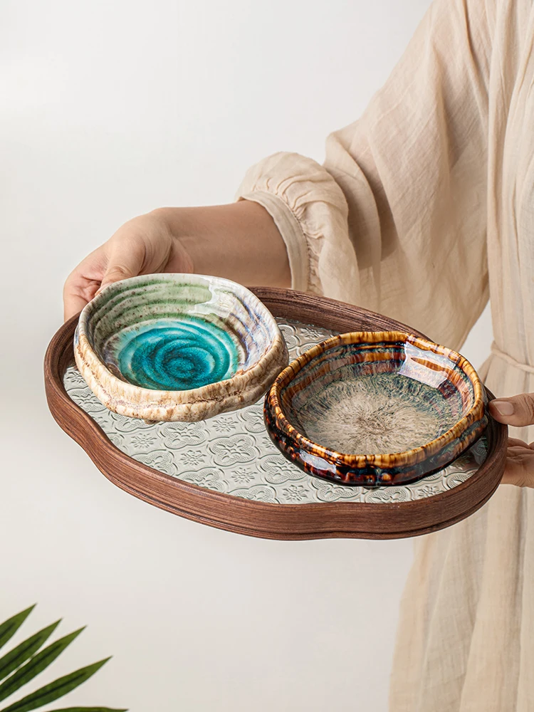 Ceramic Sushi Dish Restaurant Tableware Dessert Snack Plate Dipping Sauce Fruit Platter fruit plate,sauce dishes,ceramic plates,ceramic seasoning plates,seasoning dish