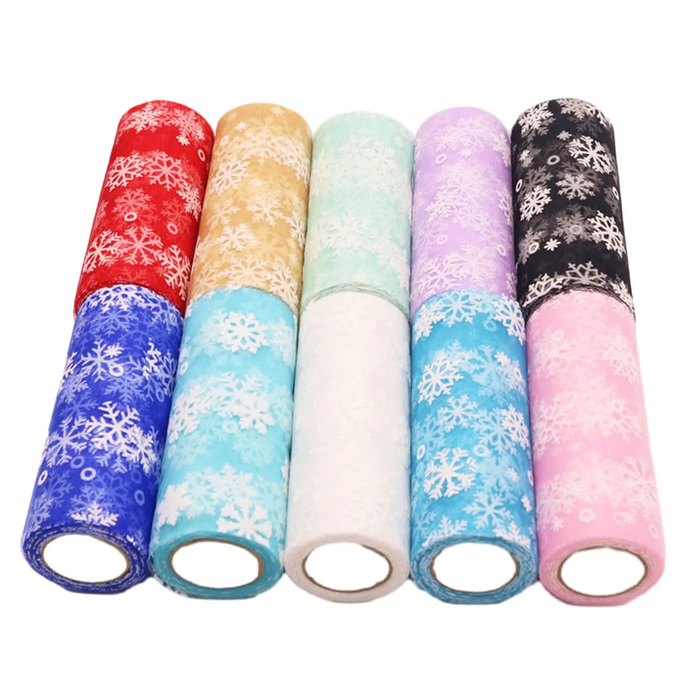 

1pc 9M Tulle Ribbon Roll Handmade Crafts Ornaments Decoration DIY Accessories Sewing Accessories For Headdress Bows Doll Clothes