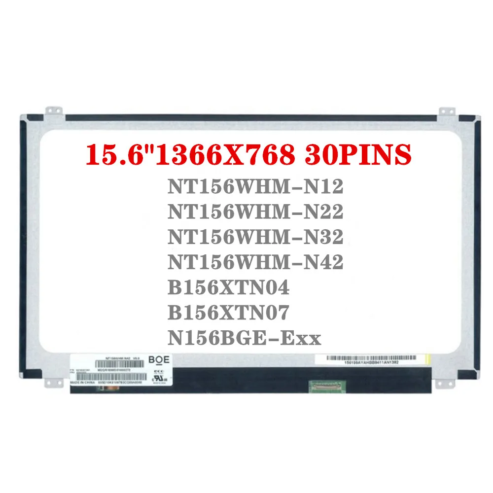 Pinos Tela Lcd Nt156whm-n32 Fit Ltn156at37 Ltn156at39 B156xw04 V.7 V.8 Nt156whm-n42 N32 N156bga-ea2 Texto ok Grau a 156 30 - Imagem 4