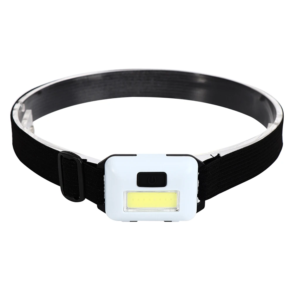 Faro Led Portátil Con Sensor XHP50, Linterna De Cabeza Recargable COB