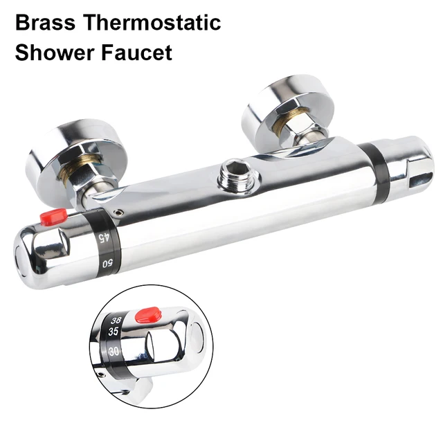ห้องน้ําวาล์วผสมเครื่องมือห้องน้ํา Thermostatic ก๊อกน้ําอ่างอาบน้ําก๊อกน้ําร้อนและเย็น Thermostatic TAP 1
