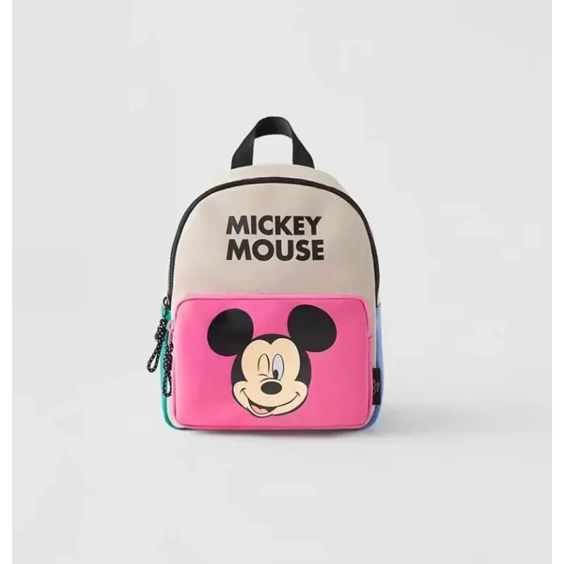 Disney New Mickey Mouse Student Schoolbag Cute Cartoon Lightweight and Large Capacity Backpack