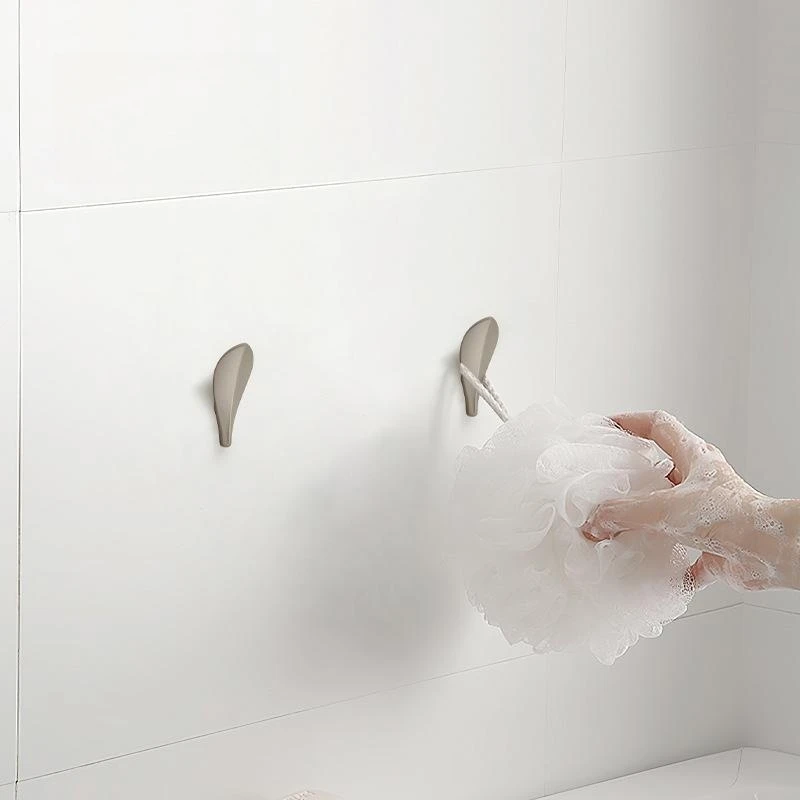 1Pcs Multicolor and Minimalist Alloy Home Hanging Hallways Walls Shoe Cabinets Cabinets Clothes Hats Leaf Hooks 4