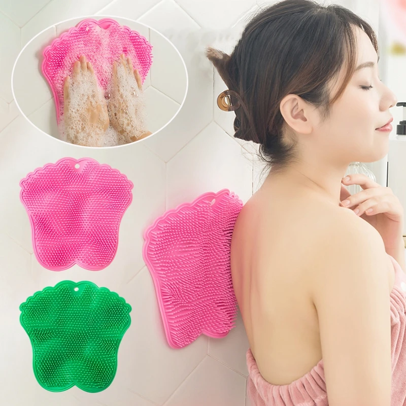 Non slip Silicone Shower Massage Brush For Exfoliating And - Temu