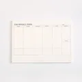 Weekly schedule