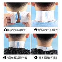Bandes de Cheveux Blanches Ajustables en Papier pour Salon de Coiffure, Accessoire pour Coupe de Poulet, Barbier, 1 Rouleau, 100 Pièces 2