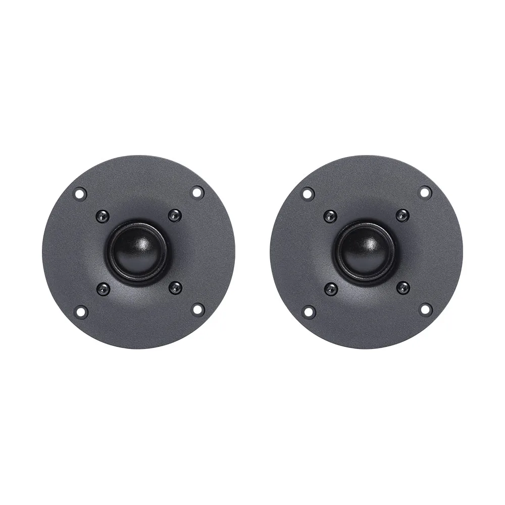 Dome Silk Film Tweeter 6ohm 20W HIFI DIY Bookshelf Speaker Anti-Magnetic Hifi Home Sound Music Theater 2pcs 4 Inch