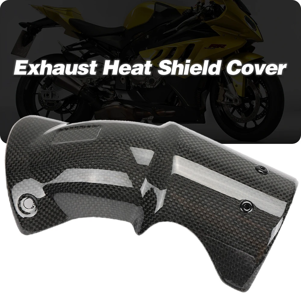 Für BMW S1000RR R1200GS Abgas Mittleren Link Abdeckung Carbon Fiber Schutz  Anti-Verbrühungen Shell S1000R 2010-2014 Motorrad zubehör - AliExpress