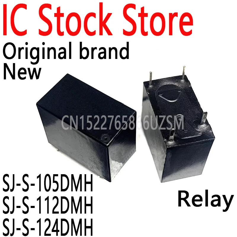 5 Pz Nuovo E Originale Relè Di Segnale Sj-S-105 112 124Dmh 5V12V24V 10 A250V 4Pin Normalmente Aperto Sj-S-105Dmh Sj-S-112Dmh Sj-S-124Dmh