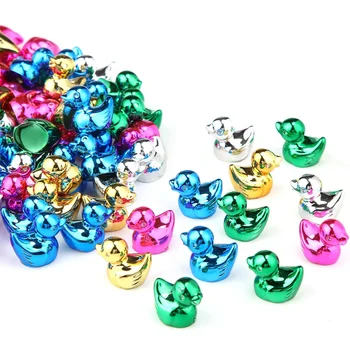 10-100pcs Mini Colorful Electroplate Ducks Miniatures Tiny Animal Figures for Micro Landscape Home DIY Craft Garden Decoration 1