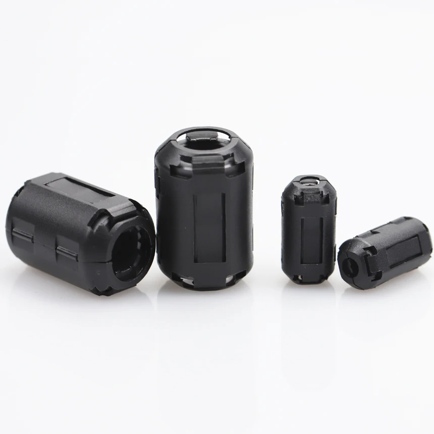 Multi-Size Black Anti-Jamming Magnetic Filter Cable Ferrite Core