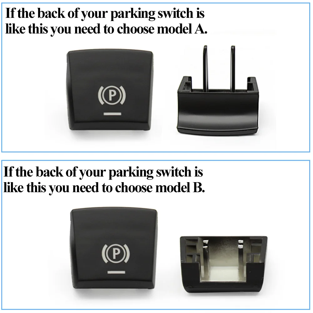 Car Parking Brake Electronic Handbrake P Switch Button Auto H Cover For BMW F01 F02 F07 F10 F12 F15 F16 F18 F25 F26 61319159997 parking brake switch cover