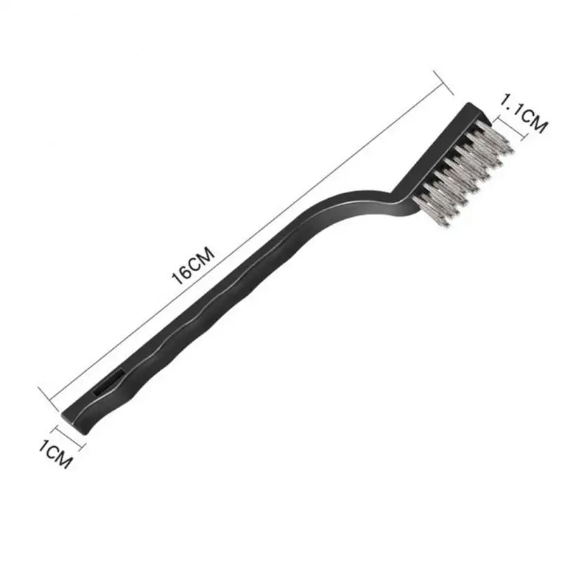 1-6PCS Stainless Steel Rust Brush Brass Cleaning Polishing Detail Metal Brush Wire Mini Cleaning Tool Cleaning Brushes Household 6