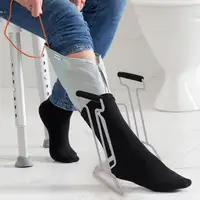 Stocking Donners For Compression Socks Compression Sock Assist Device Easy Grip Stable Sock Aid Anti-Rust Sock Helper Large Size 2