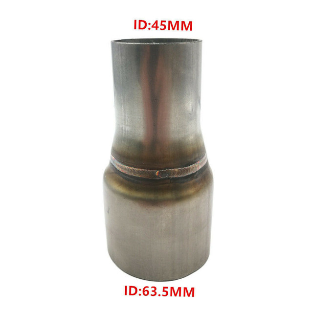 2.5in to 1.75in Tapered Exhaust Reducer Connector Adapter , Simple Installation,Compact Lightweight