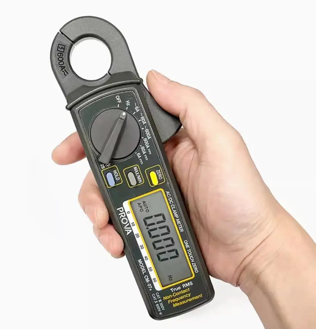 CM-07+ AC/DC Clamp Meter (True RMS) 600A