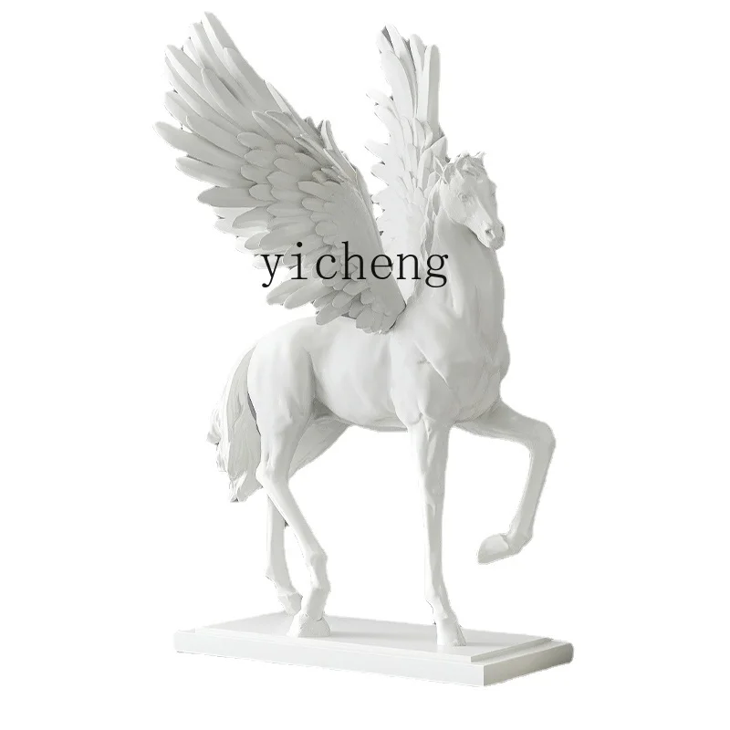 

ZC Horse Ornament Simple Living Room TV Cabinet Wine Cabinet Home Decoration Office Moving into the New House Opening Gift