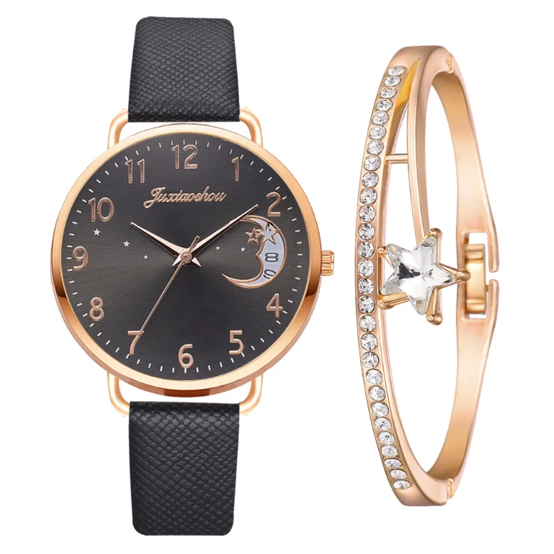 

Women's Personality Quartz Watch Women Fashion White Watch Quartz Leather Ladies Wristwatches Simple Number Dial Woman Luxury