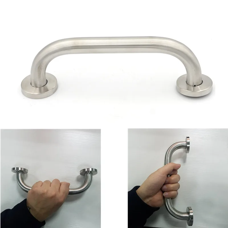 Stainless Steel Bathroom Shower Tub Hand Grip Safety Toilet Support Rail Disability Aid Grab Handle Towel Rack Safety Grab Bars