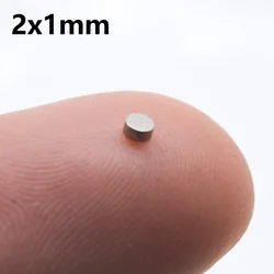 Miniature Round Magnets - 2mm x 1mm - Premium Fridge and Craft Magnets (50pcs)