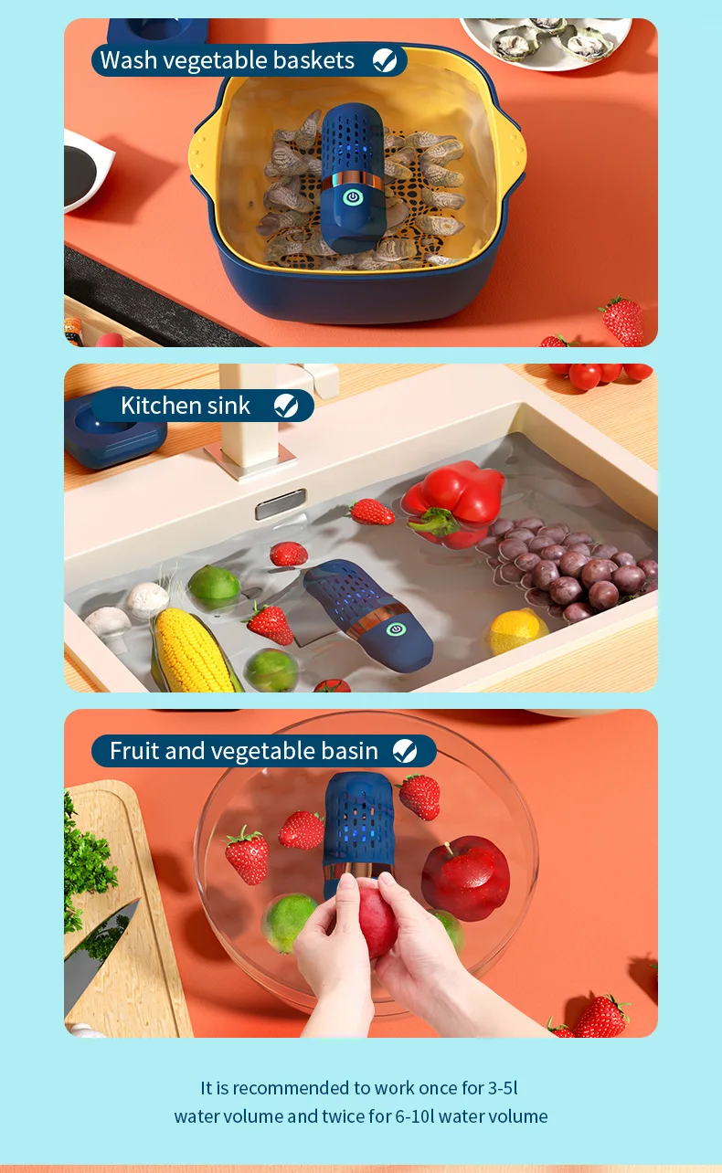 capsule fruit and vegetable washing machine