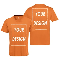 Maymavarty Premium Personalized Cotton T-Shirt - Design Your Own High-Quality Gift - Women S (Orange)
