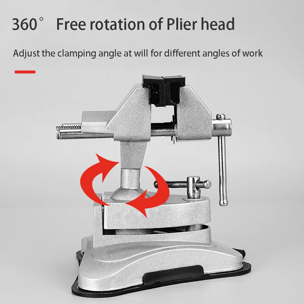 Multifunctional Yellow Plastic 360 Degree Rotation Table Vise DIY