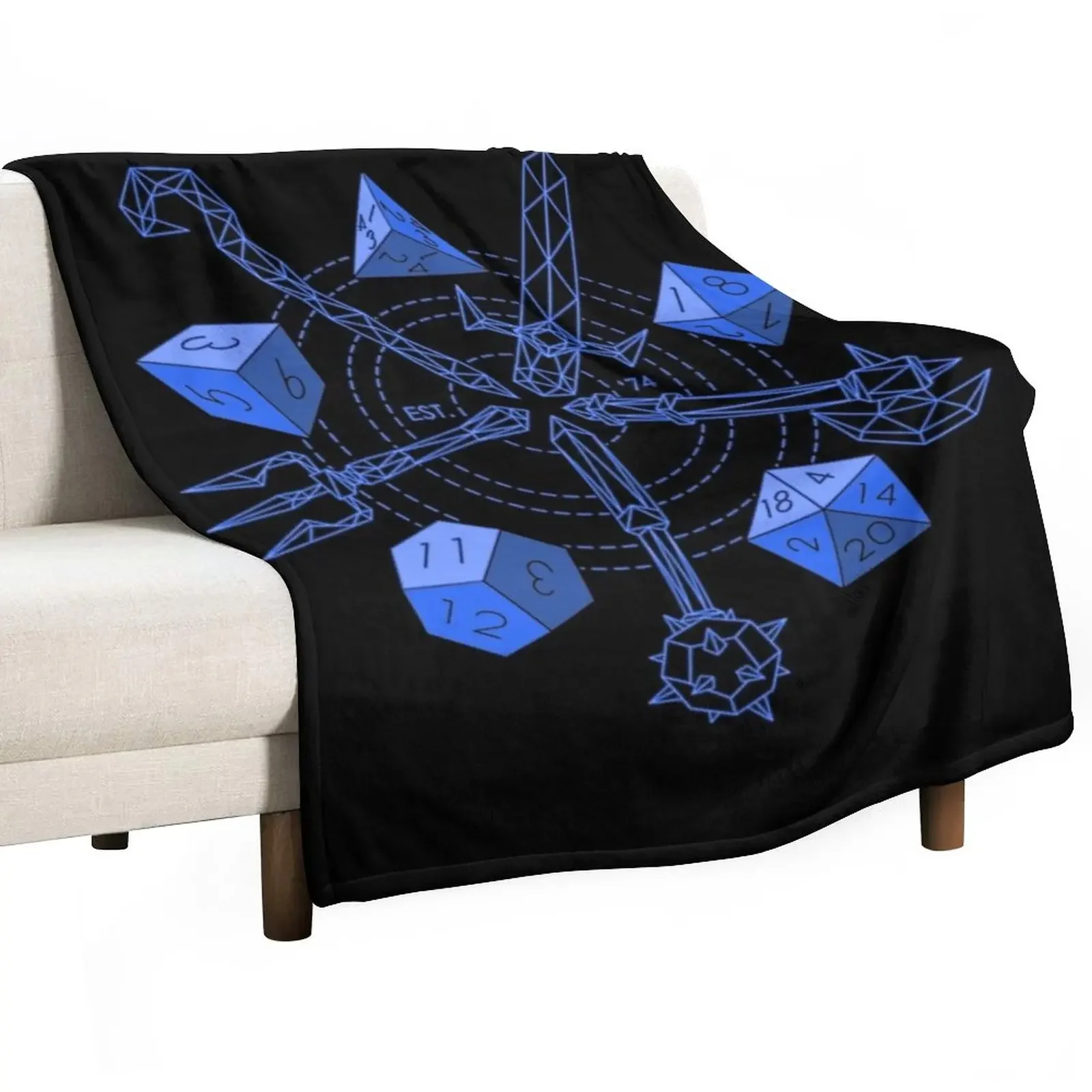 

Roleplayer - Choose Your Blue Weapon Throw Blanket christmas decoration Summer Beddings Blankets