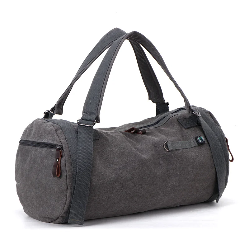 

Outdoor Sports Backpack Large Capacity Fitness Bag Leisure Canvas Travel Bag Unisex Bucket Bag