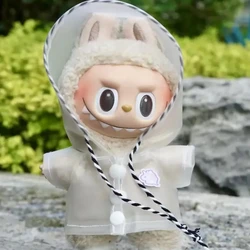 Cute Raincoat & Shoes Set for 15 - 17cm Dolls - Adorable Casual Sports Doll Accessories (Monster)