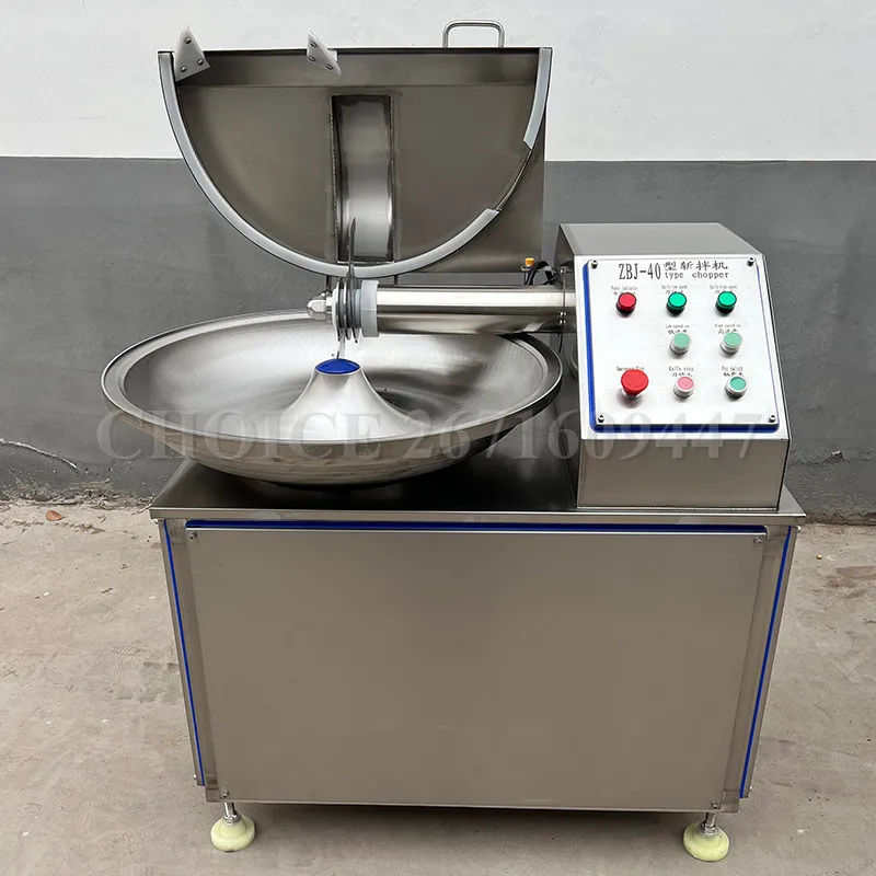 

Automatic Meat Processing Machine Meat Sausage Vegetable Bowl Cutter Chopper Grinder Mixer for Sale