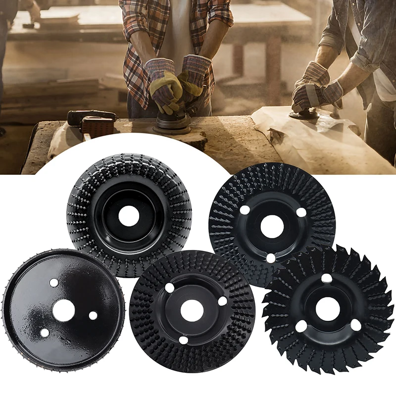 

Wood Carving Disc Shaping Disc Grinder Cutting Grinding Wheel Abrasive Disc Tools for 5" Angle Grinder with 7/8" Arbor 22mm Bore