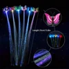 1pc/5pcs, Colorful Butterfly Light Braids Wigs Glowing Flash LED Hair Braid Clip Decoration Ligth Up Christmas Hair Accessories 6