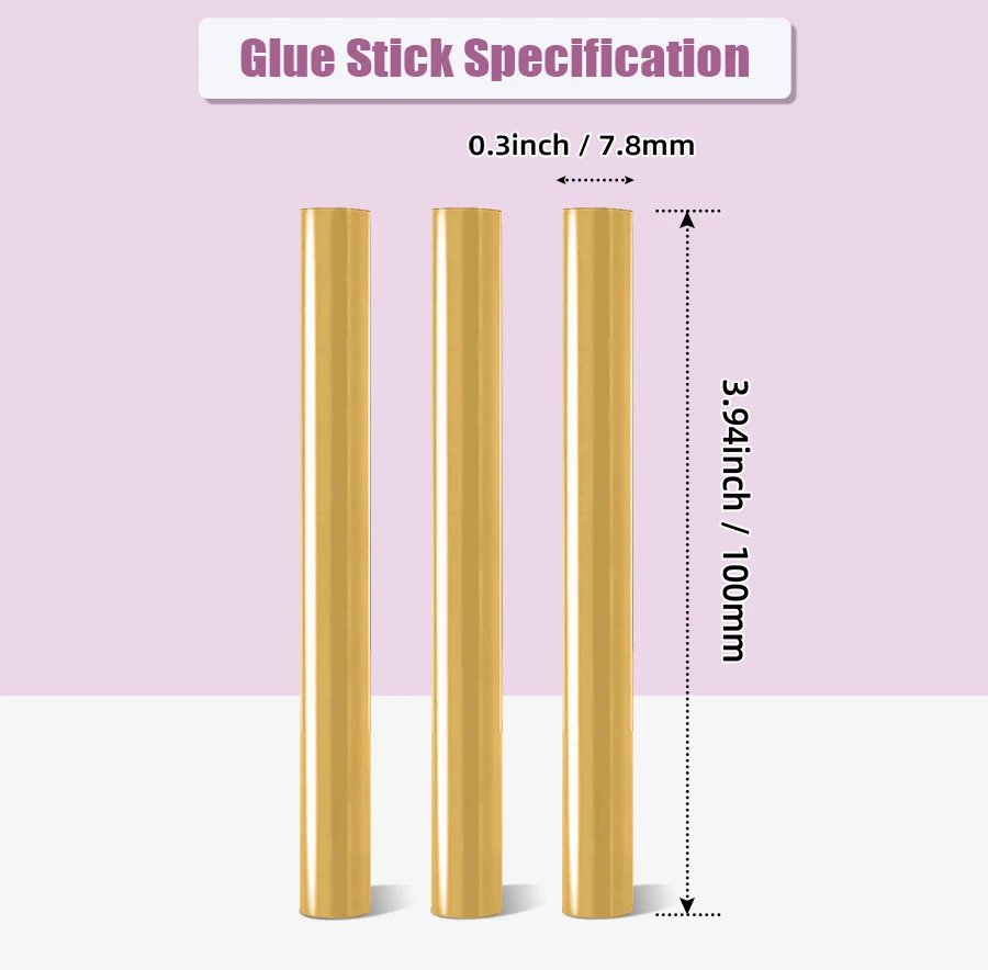 Tsitsi 12Pcs/Pack Premium Yellow Hotmelt Keratin Glue Sticks be Used with Heat Fusion Guns for Hair Extensions and Diy Projects